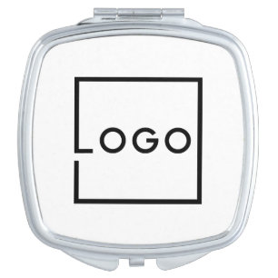 Custom Business Logo Compact Mirror