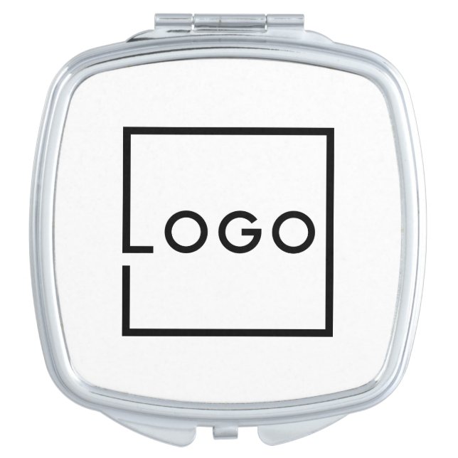 Custom Business Logo Compact Mirror (Front)