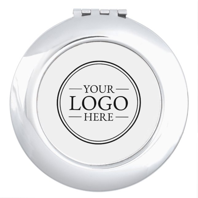 Custom Business Logo Compact Mirror (Front)