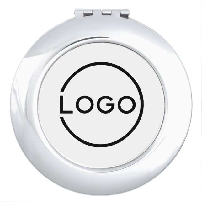 Custom Business Logo Compact Mirror (Front)