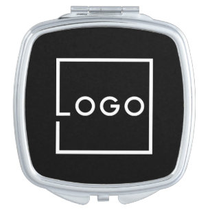 Custom Business Logo Compact Mirror