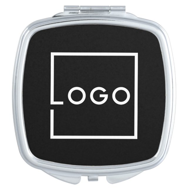 Custom Business Logo Compact Mirror (Front)