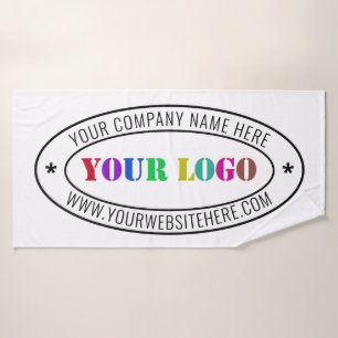 Custom Business Logo Company Bath Towel Set