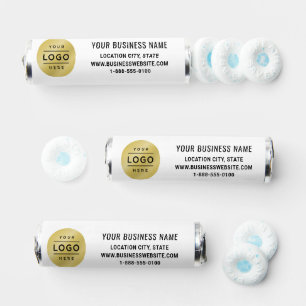 Custom Business Logo Company Branded Breath Savers® Mints