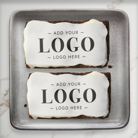 Custom Business Logo Company Branded Brownie