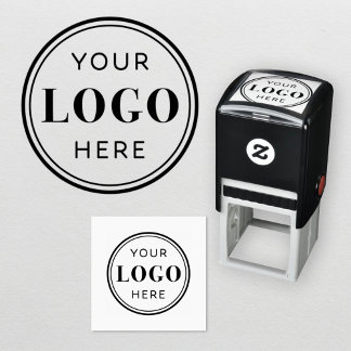 Custom Business Logo Company Branded Self-inking Stamp