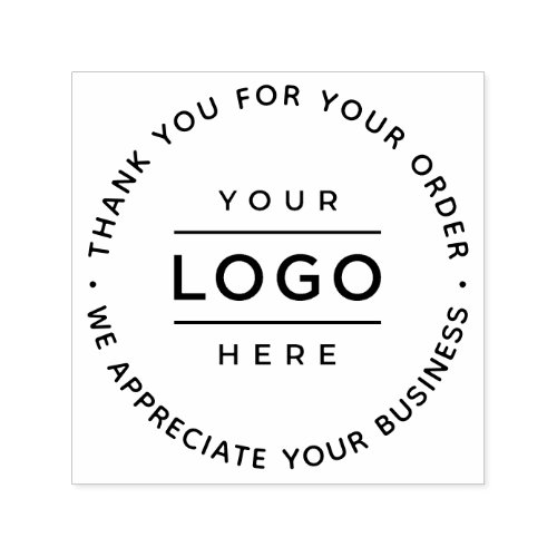 Custom Business Logo Company Branded Thank You Self_inking Stamp