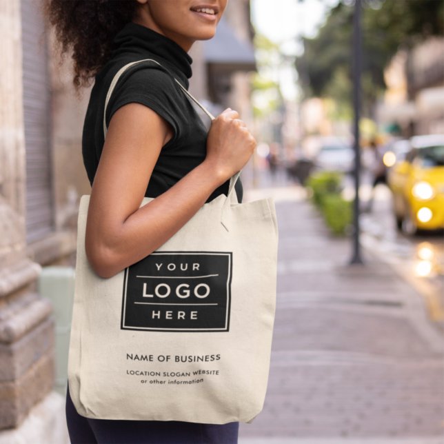 Custom Business Logo Company Branded Tote Bag (Creator Uploaded)