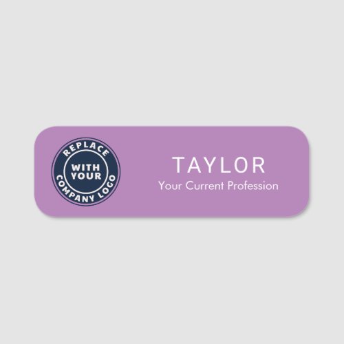 Custom Business Logo Company Conference Events Name Tag