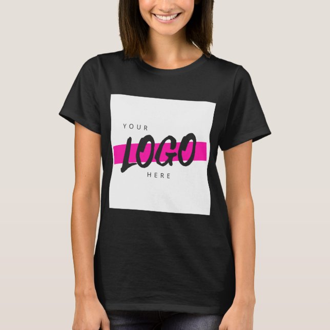Custom Business Logo Company Corporate Promotional T-Shirt (Front)
