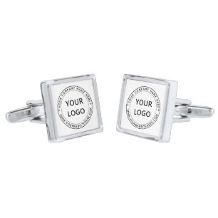 Custom Business Logo Company Cufflinks Example