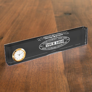 Custom Business Logo Company Desk Name Plate
