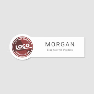Custom Business Logo Company Employee Name Tag
