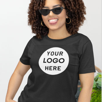 Custom Business Logo | Company Employee Staff T-shirt by HasCreations at Zazzle