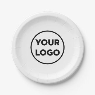 Custom Business Logo Company Event Paper Plate