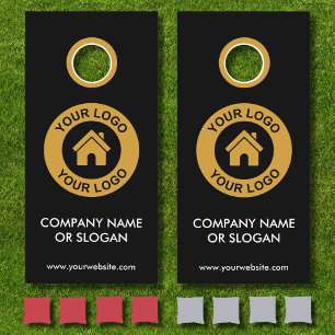 Custom Business Logo Company Event Party Cornhole Set