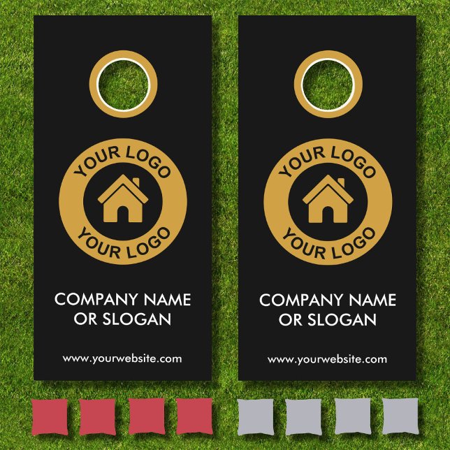 Custom Business Logo Company Event Party Cornhole Set (Creator Uploaded)