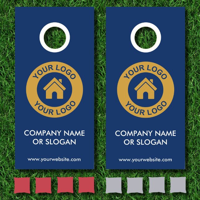 Custom Business Logo Company Event Party Cornhole Set (Creator Uploaded)