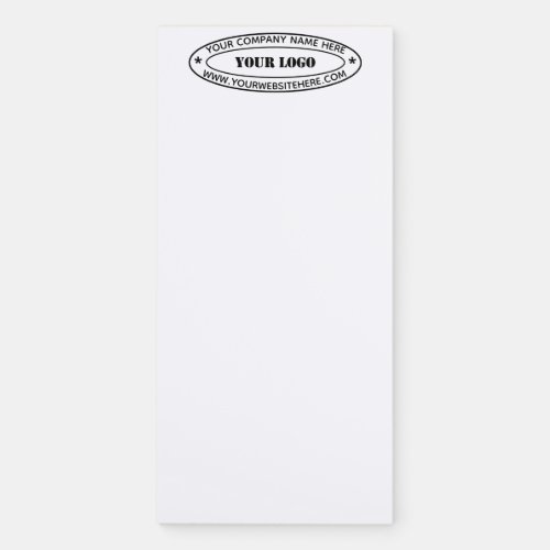 Custom Business Logo Company Magnetic Notepad