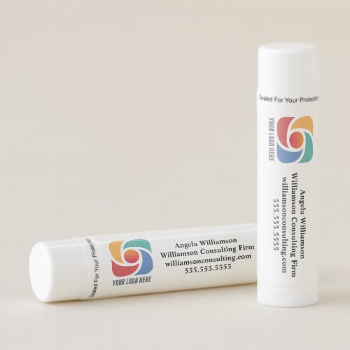 Custom Business Logo Company Minimalist Marketing Lip Balm