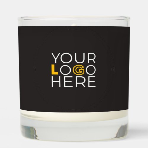 Custom Business Logo Company Modern Scented Candle