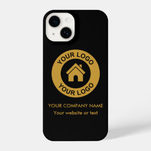 Custom Business Logo Company Name And Website iPho iPhone 14 Case