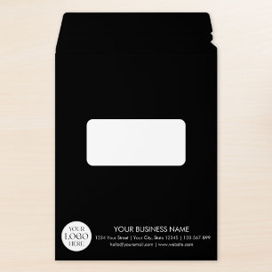 Custom Business Logo Company Name Minimalist Envelope Mailers
