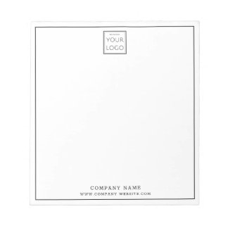 Custom Business Logo Company Name Notepad
