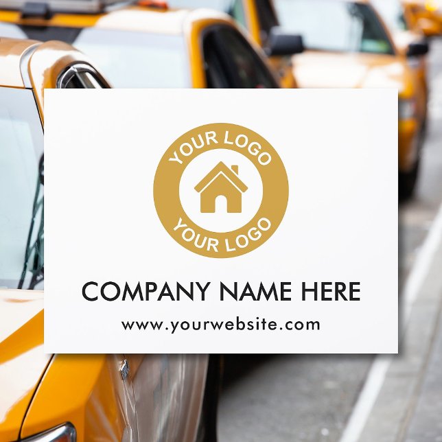 Custom Business Logo Company Name Promotional Car Magnet (Creator Uploaded)
