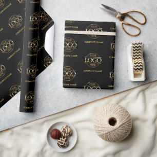 Custom Business Logo Company Name Promotional Wrapping Paper