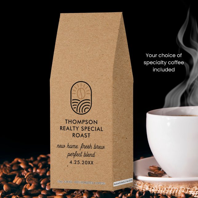Custom Business Logo, Company Name Slogan Promo Roasted Coffee (Creator Uploaded)