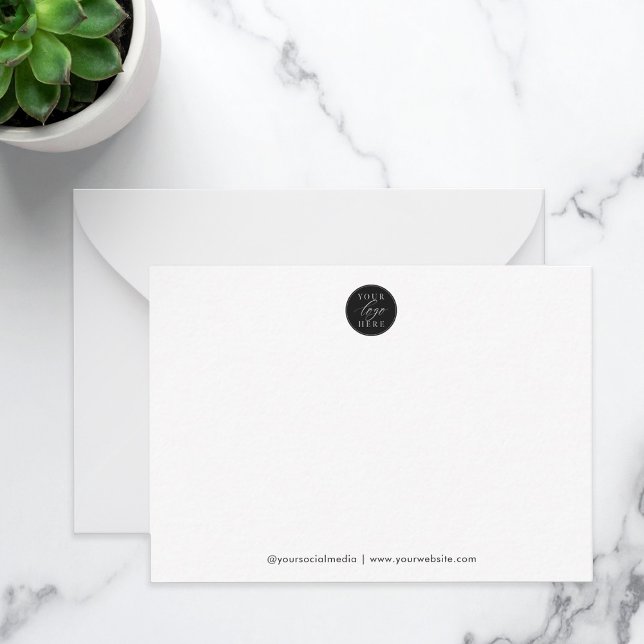 Custom Business Logo Company Note Card (Creator Uploaded)