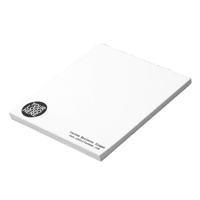 Custom Business Logo Company Notepad (Rotated)