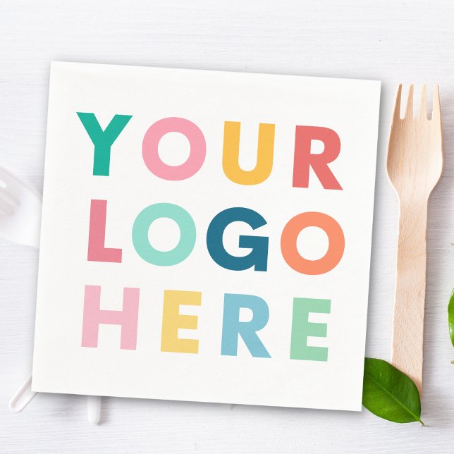 Custom Business Logo Company Party Event Supplies Napkins (Creator Uploaded)