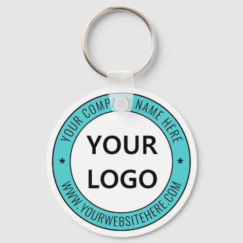 Custom Business Logo Company Personalized Keychain