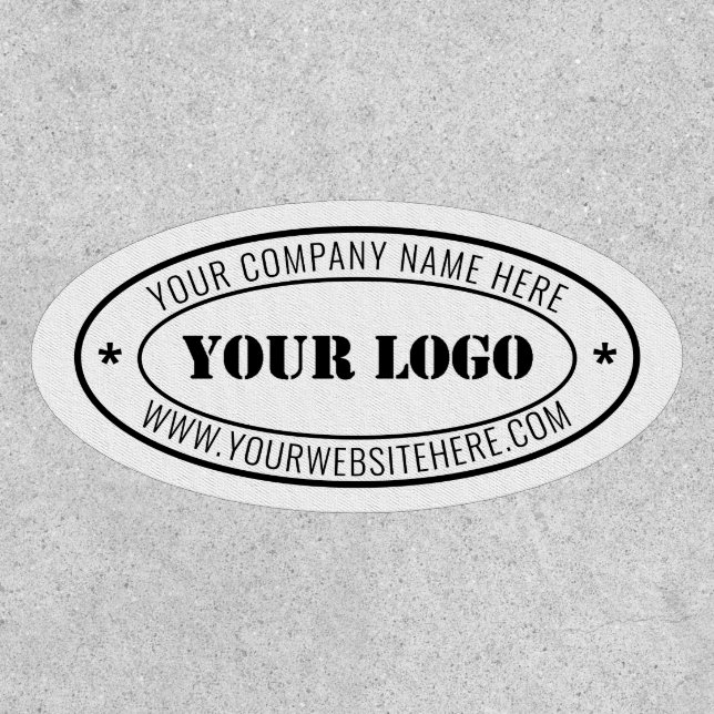 Custom Business Logo Company Personalized Patch (Front)