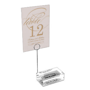 Custom Business Logo Company Place Card Holder