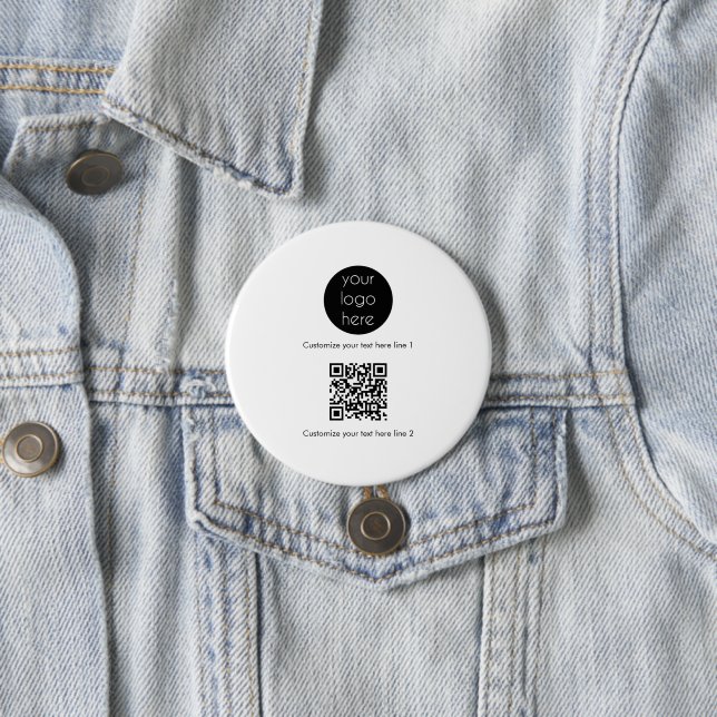 Custom Business Logo Company Promotional  Button (In Situ)