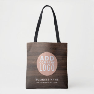 Custom Business Logo Company Promotional Swag Tote Bag