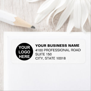 Custom Business Logo Company Return Address Label