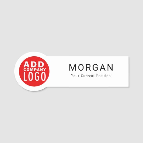 Custom Business Logo Company Staff Employee Name Tag