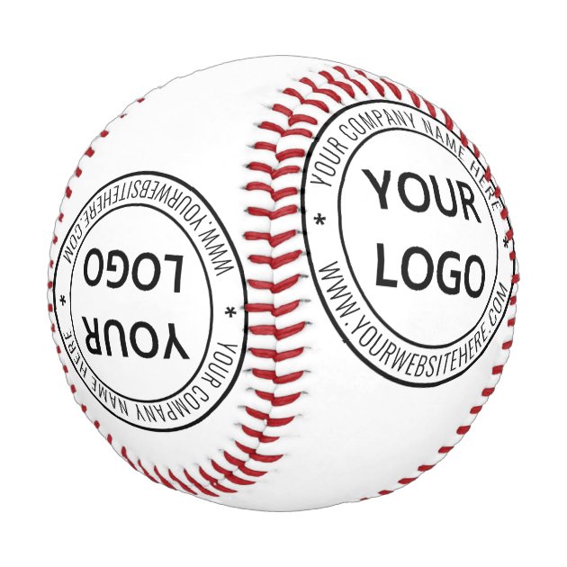 Custom Business Logo Company Stamp Baseball Zazzle