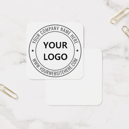 Custom Business Logo Company Stamp Personalized 