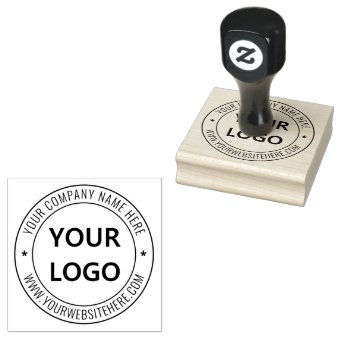 Custom Business Logo Company Stamp Personalized | Zazzle