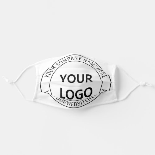 Custom Business Logo Company Stamp _ Personalized  Adult Cloth Face Mask