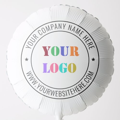 Custom Business Logo Company Stamp _ Personalized  Balloon