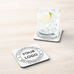 Custom Business Logo Company Stamp - Personalized  Beverage Coaster