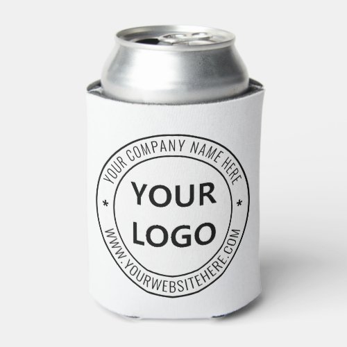 Custom Business Logo Company Stamp _ Personalized  Can Cooler