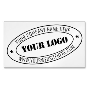 Custom Business Logo Company Stamp - Personalized  Card Magnet