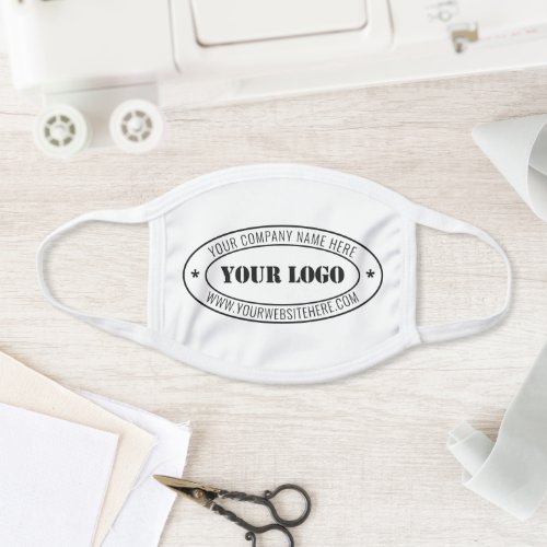 Custom Business Logo Company Stamp _ Personalized  Face Mask